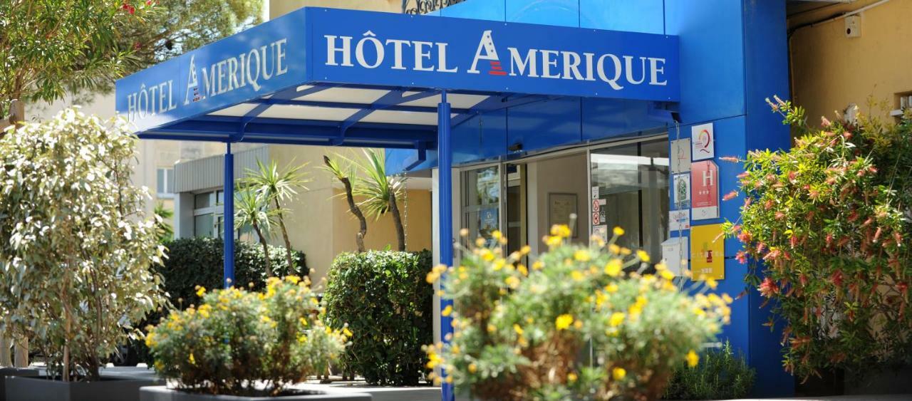 Amerique Hotel Palavas - Piscine - Plage Eksteriør billede